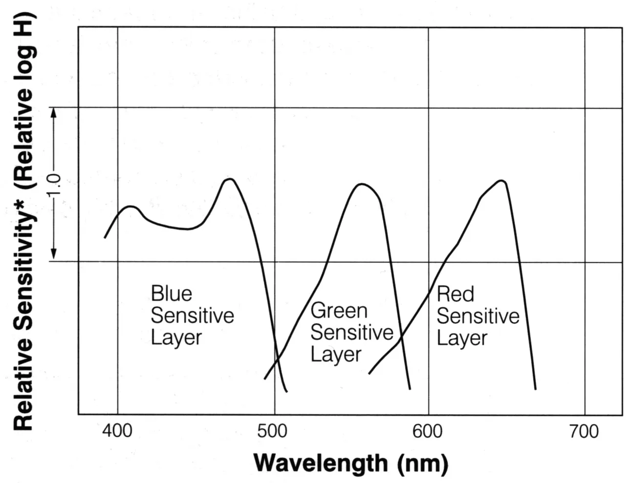 Spectral sensitivity