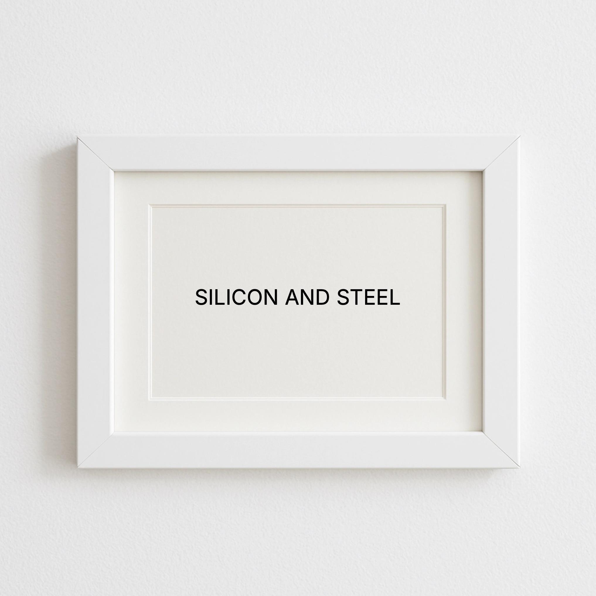 SILICON AND STEEL